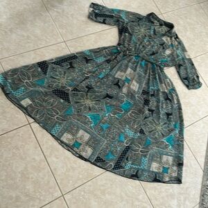 Kate & Lily Floral Poppy Long Maxi Dress Size 16W
